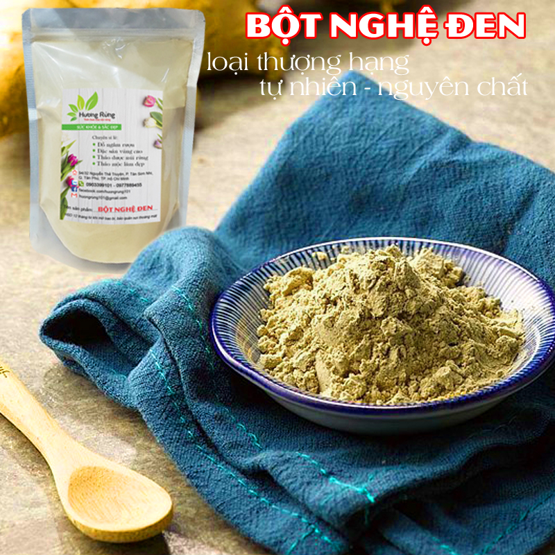 BỘT NGHỆ ĐEN đặc biệt nhà xay hoàn toàn tự nhiên - cam kết nguyên chất