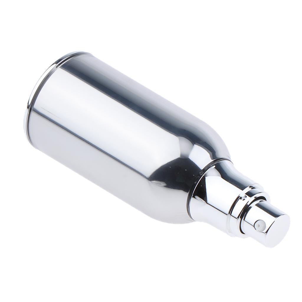 Empty face makeup cream container airless pump spray bottle sample bottle