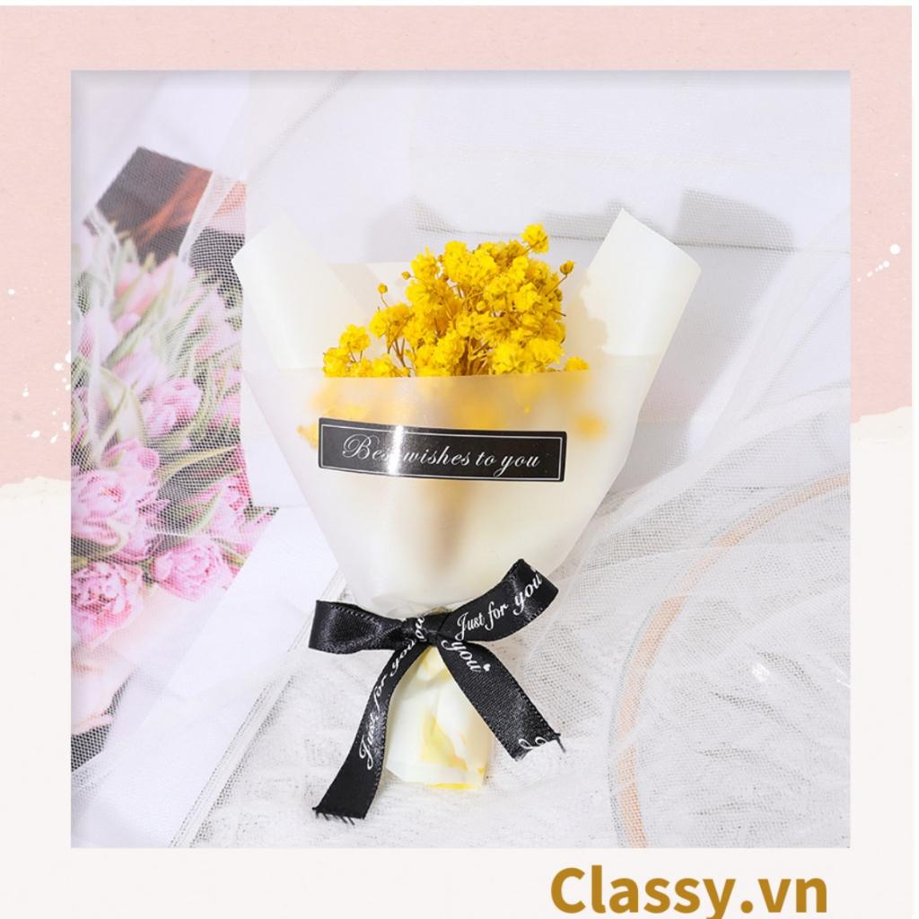 Bó hoa khô mini Classy nhiều màu sắc dùng làm quà tặng, đồ trang trí Q1361