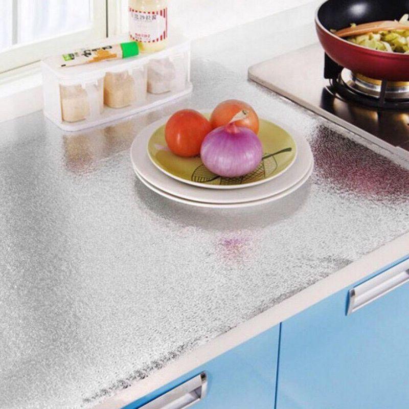 Cuộn giấy bạc dán bếp cách nhiệt chống thấm_đồ dùng nhà bếp