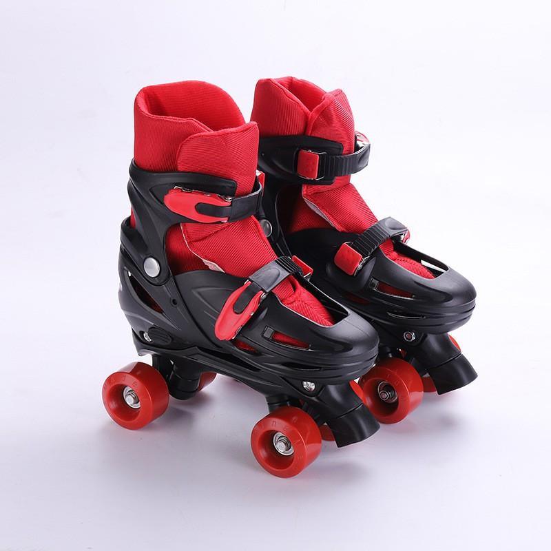Giày trượt patin con trẻ hai hàng bánh đi được luôn mang size cho bé từ 5-14 tuổi-chống ngã chống trầy xướt đảm bảo an t