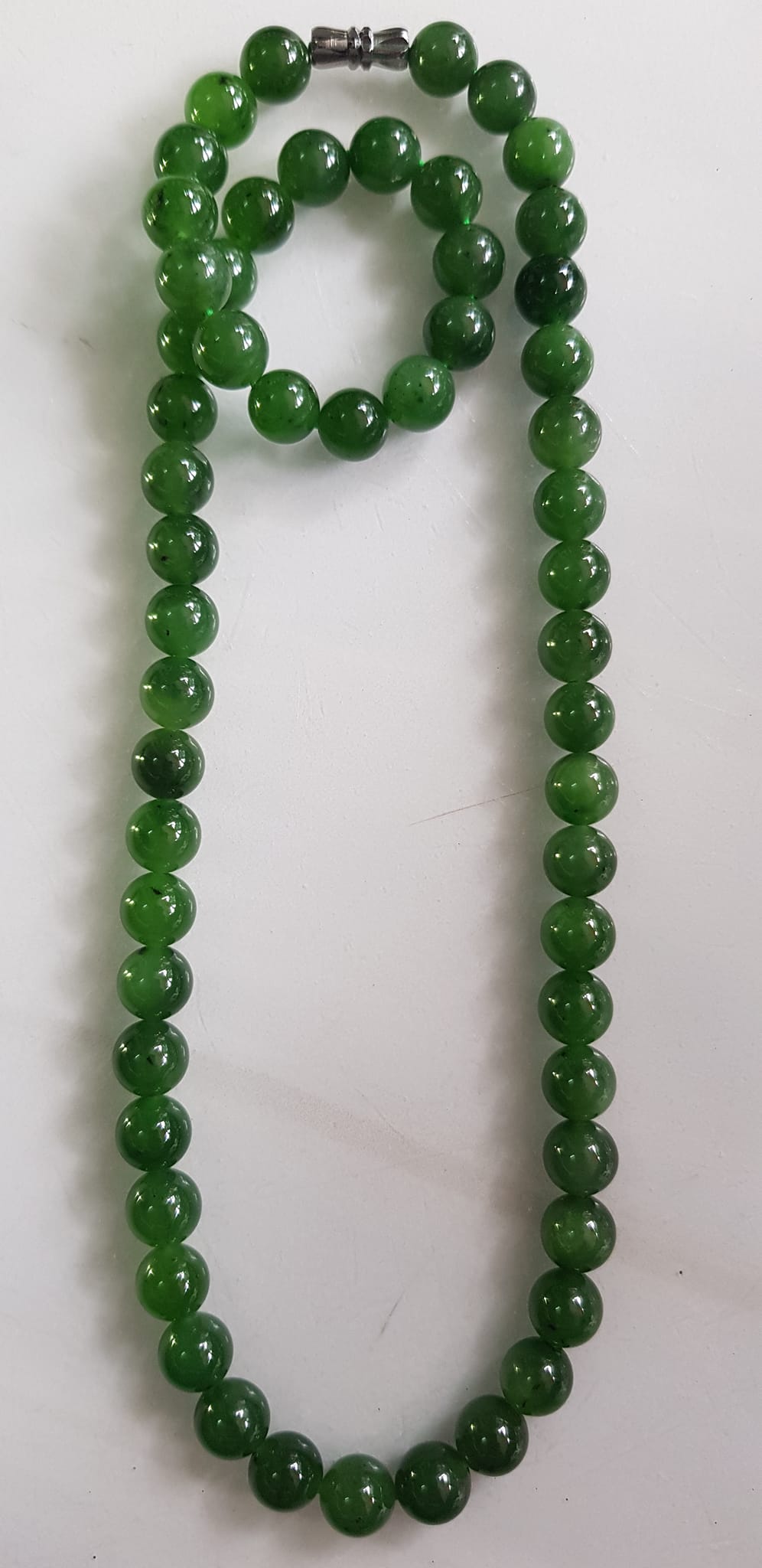 Vòng chuỗi đeo cổ Nữ mới đẹp Đá ngọc jade hay ngọc phật xanh tự nhiên  Size 8mm màu xanh ngọc bích bóng sang đẹp hợp mệnh thủy mộc hỏa Quà tặng ý nghĩa cho Mẹ, mình và người thân ý nghĩa ạ