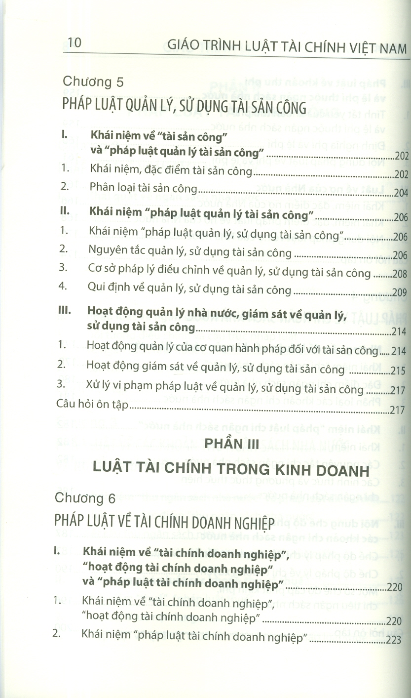 Giáo Trình Luật Tài Chính Việt Nam