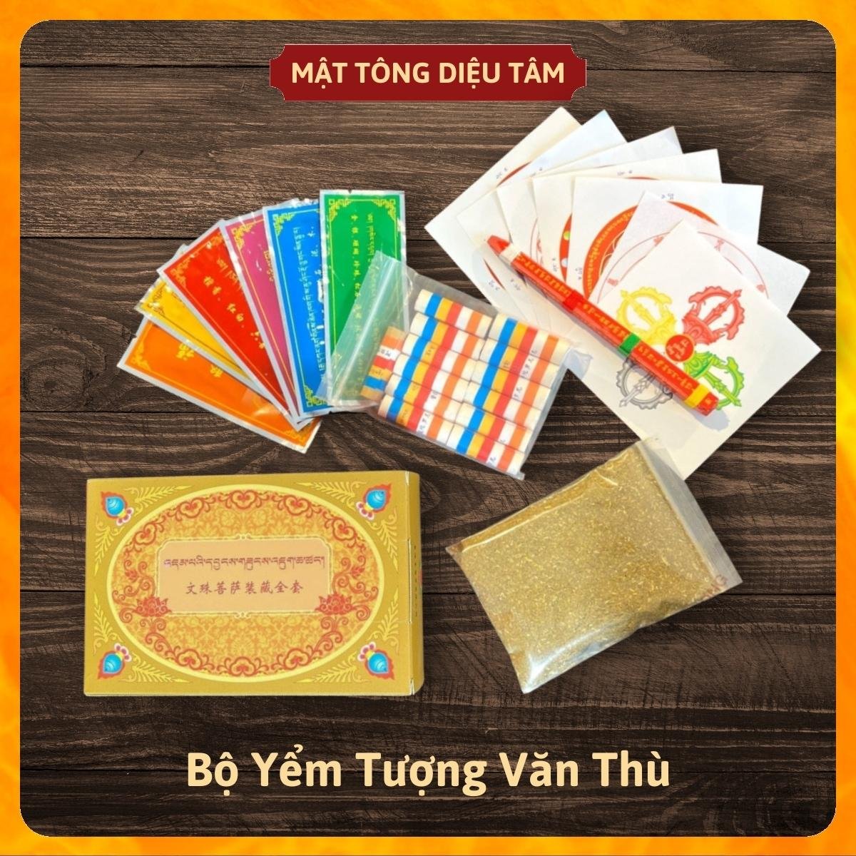 Bộ yểm tâm tượng pháp bảo mật tông (tượng phật Liên Hoa Sinh, Tara, Hoàng Thần Tài, Adida, Dược sư, Văn Thù, Kim cang)