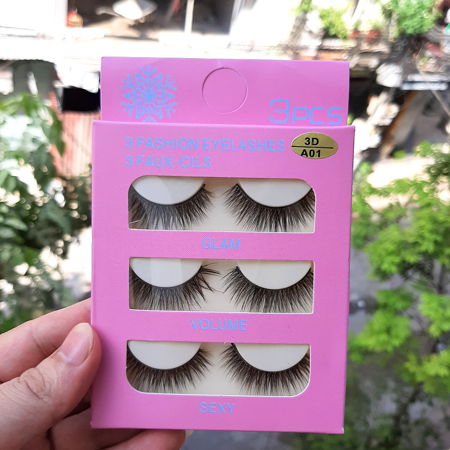 Mi giả 3 Fashion Eyelashes 3 Faux - Cils (kiểu mi 3D/A01)