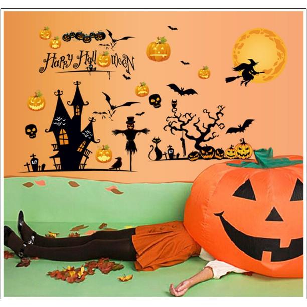 Decal trang trí tường - Lễ Hội Halloween 04