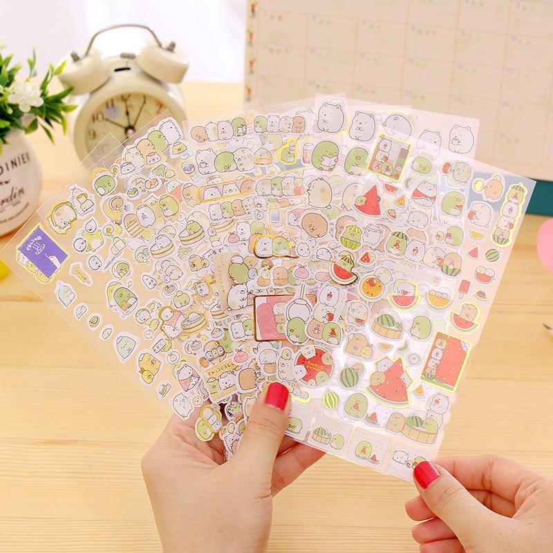 Sticker Molang (Kawaii) cute dán trang trí phong cách Nhật Bản