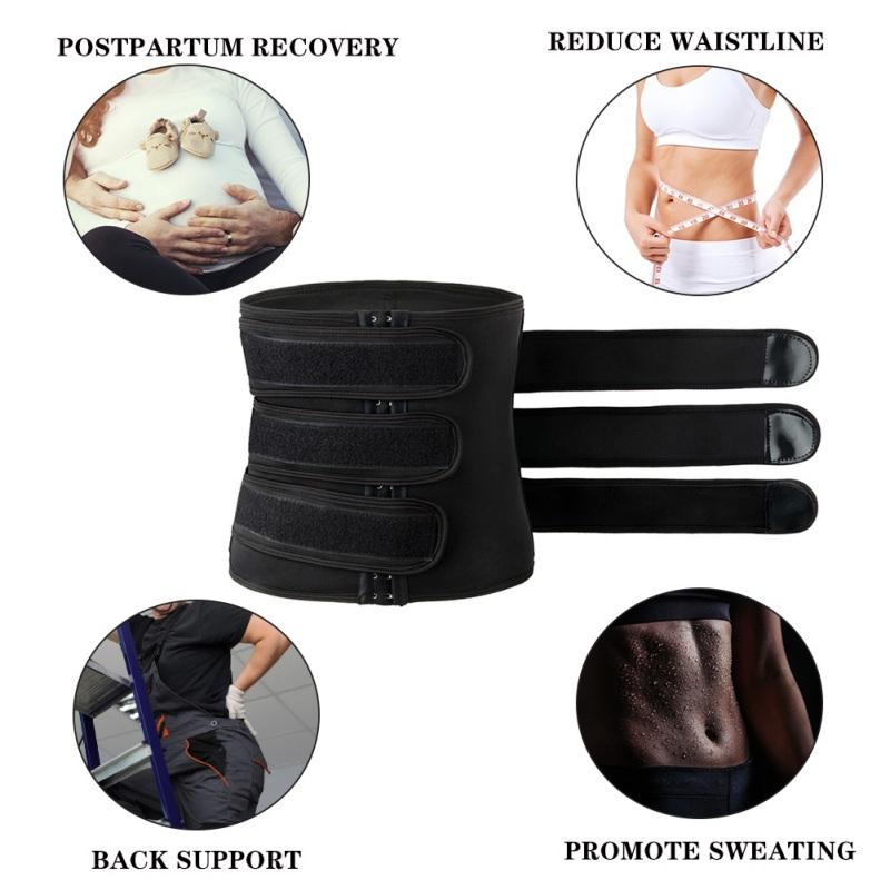 Eo Huấn Luyện Dây Chéo Bụng Vỏ Bọc Cao Su Neoprene Xông Hơi Mồ Hôi Dây Đai Điều Chỉnh Cho Nữ Slim Bầu Nén Tông Đơ Cắt Tập Luyện Thể Dục