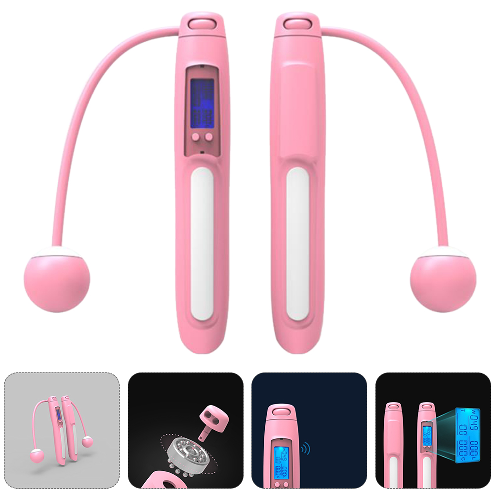 Bộ 2 Tập Luyện Dây Nhảy Không Dây Thông Minh Bá Tước Bỏ Qua Dây Tập Thể Dục Dụng Cụ)