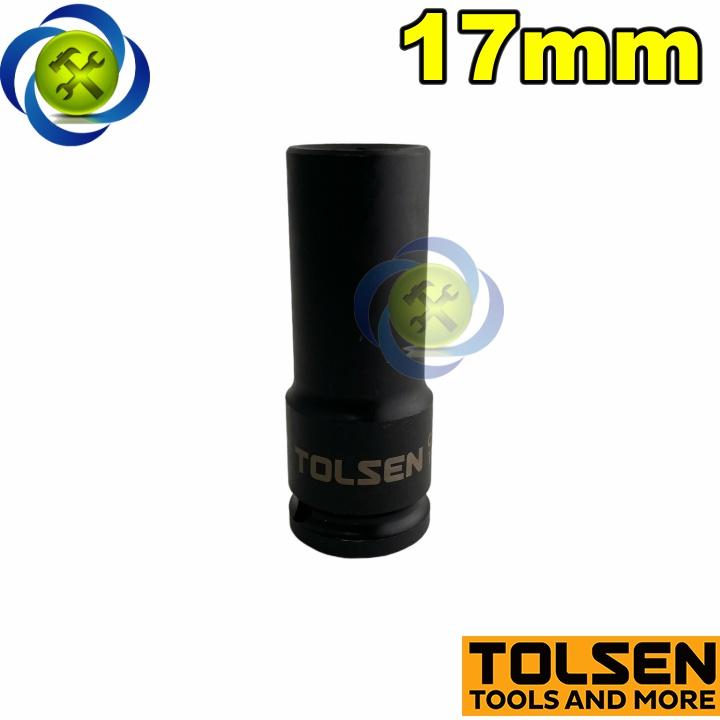 Tuýp 17mm 1/2 đen dài Tolsen 18267 loại 6 cạnh thép CR-MO