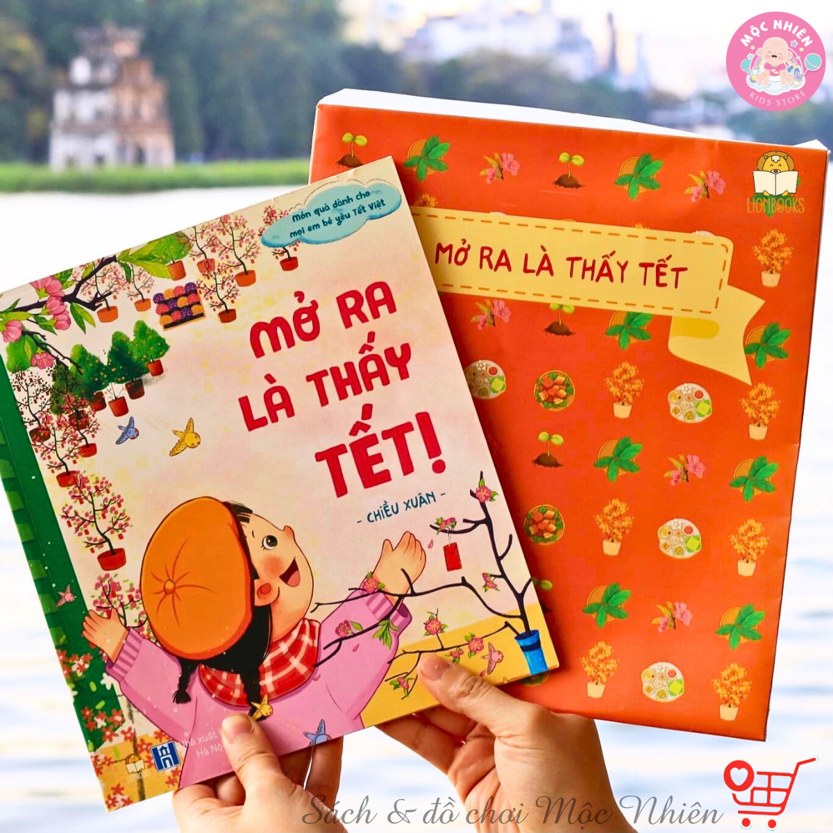 Sách Tết 2023 - Set Mở ra là thấy Tết kèm quà tặng cho bé - Lionbooks Mộc Nhiên