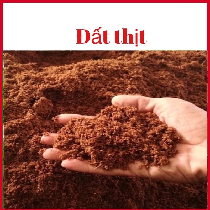 1kg đất thịt đã qua xử lí dùng trồng cây ăn quả, rau , hoa các loại