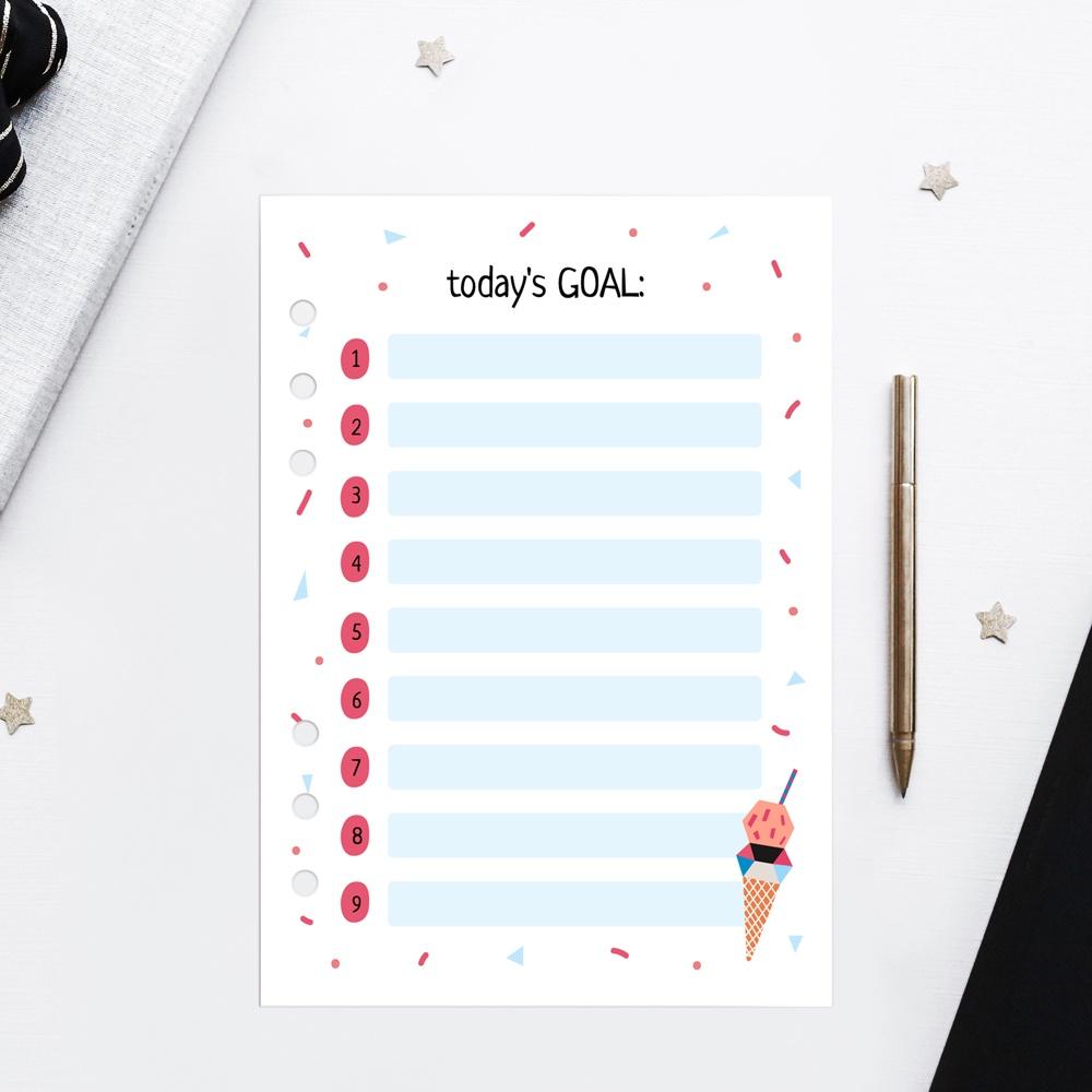 Ruột giấy sổ c.ò.n.g Self Planner - Happy Note 5 tờ / mẫu 120gsm A5