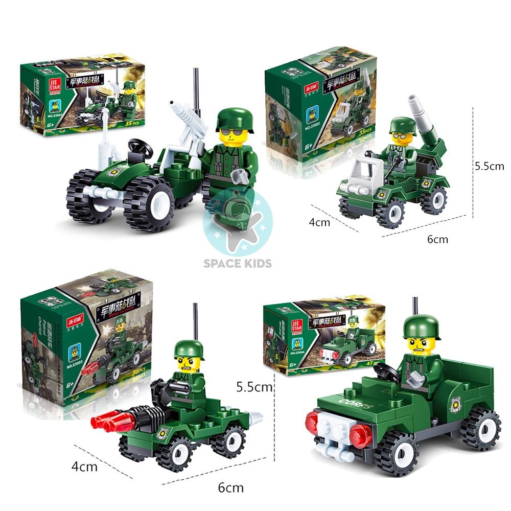 Đồ chơi cho bé xếp hình Lego city minifigures nhiều chủ đề từ 24 đến 47 chi tiết