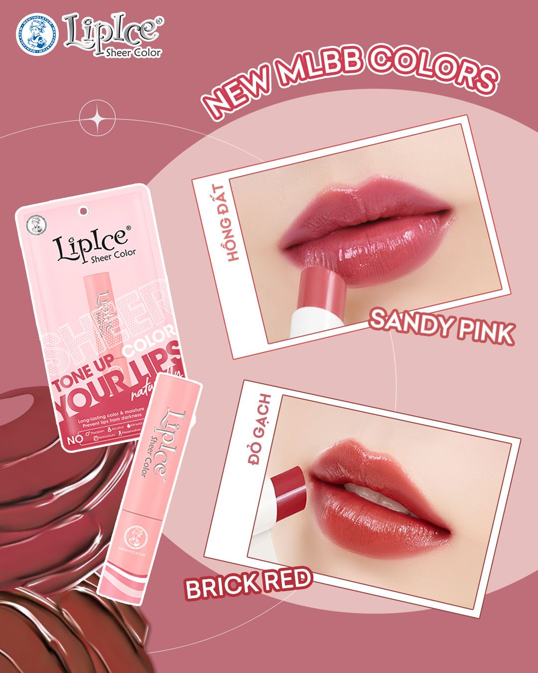 Son Dưỡng Có Màu Lipice Sheer Color 2.4g