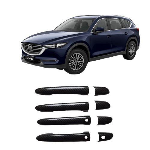 ỐP TAY CỬA, HÕM CỬA VÂN CARBON DÀNH CHO XE MAZDA CX8