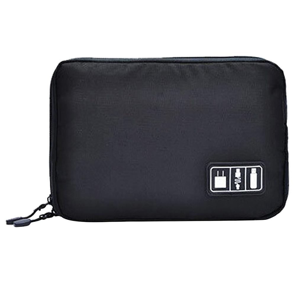 Portable Case Pouch Storage Bag For Earphone Data Cable Charger USB