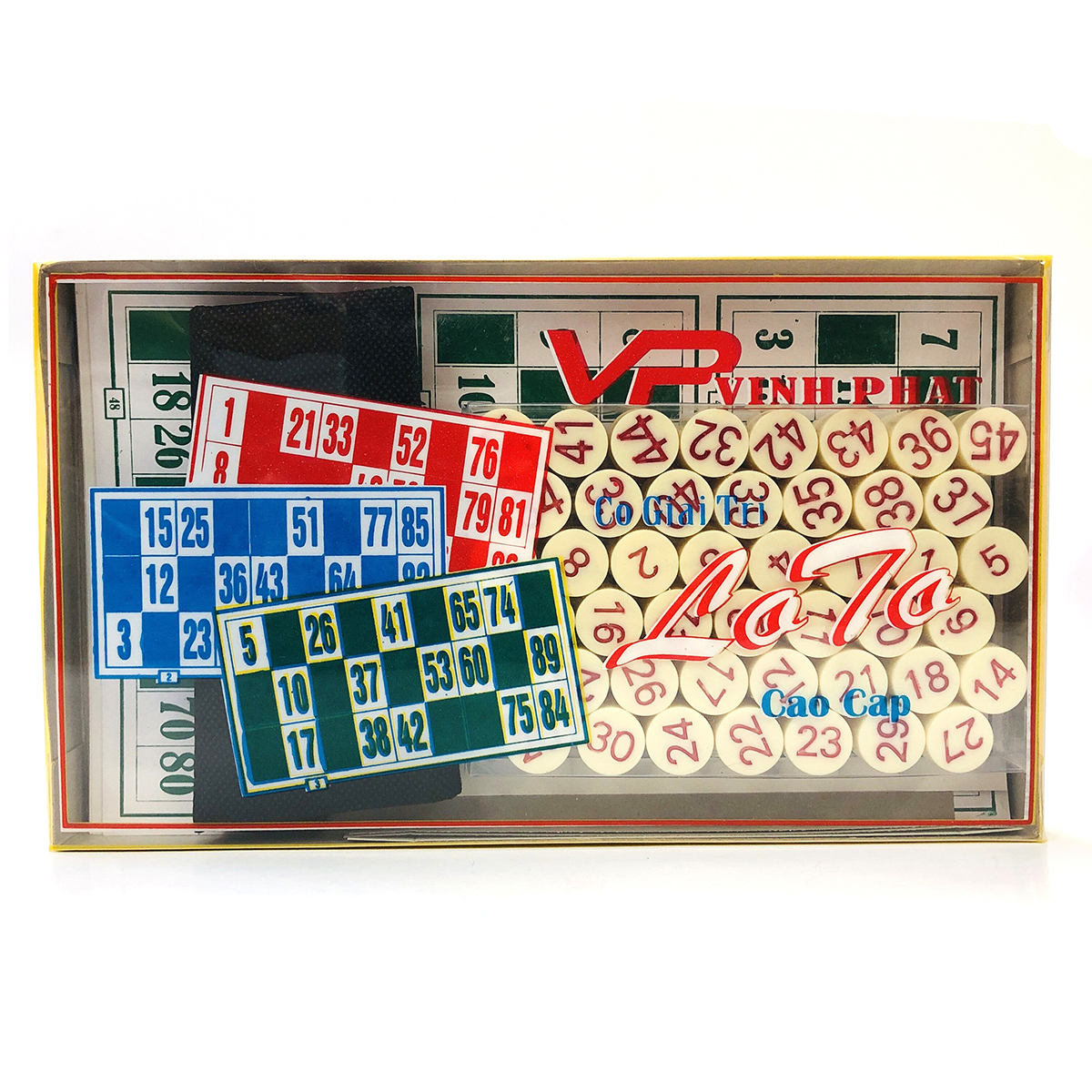 Bộ Đồ Chơi Loto Cao Cấp Nhựa Melamine Giấy In Chất Lượng Board Game Nhiều Người Chơi - Lô Tô Vĩnh Phát