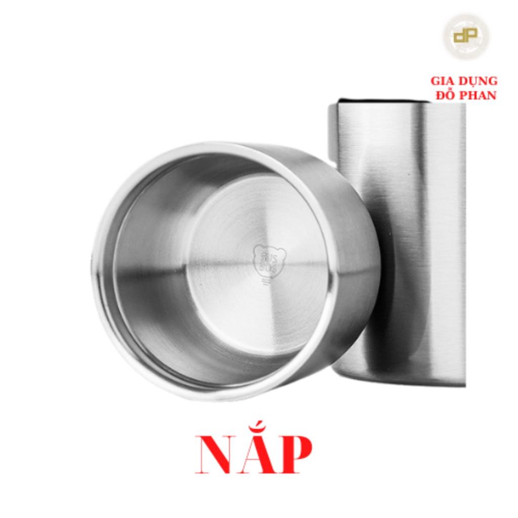 Bình giữ nhiệt inox 304 cao cấp KD 3 lớp giữ nóng và lạnh 24h, có lưới lọc trà, nắp uống nước