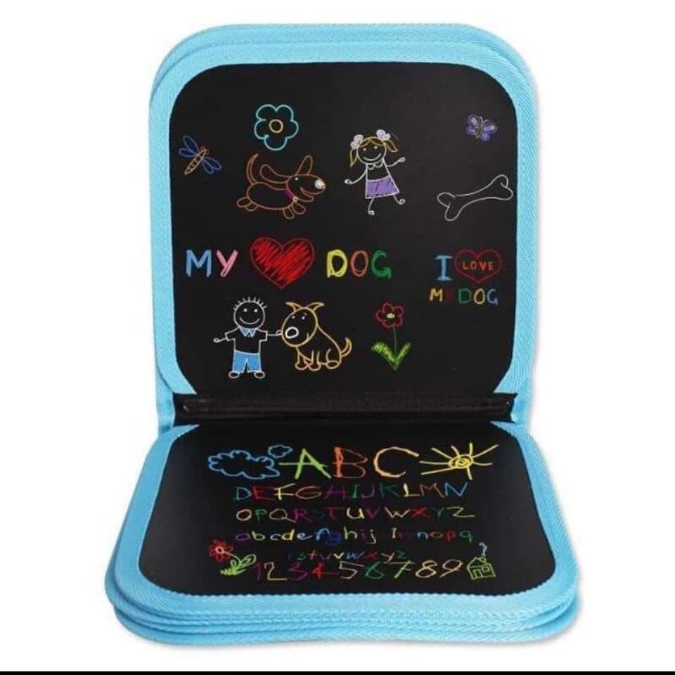 Vở Vẽ Xóa Được, Vở Tự Xóa, Sách Viết Xóa Được 10 Trang Tặng Kèm 6 Bút - Hàng Chính Hãng