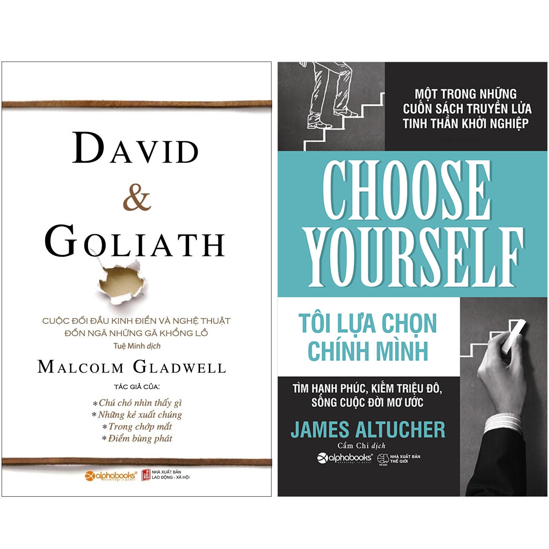 Combo Sách Tư Duy - Kỹ Năng Sống : David & Goliath + Tôi Lựa Chọn Chính Mình