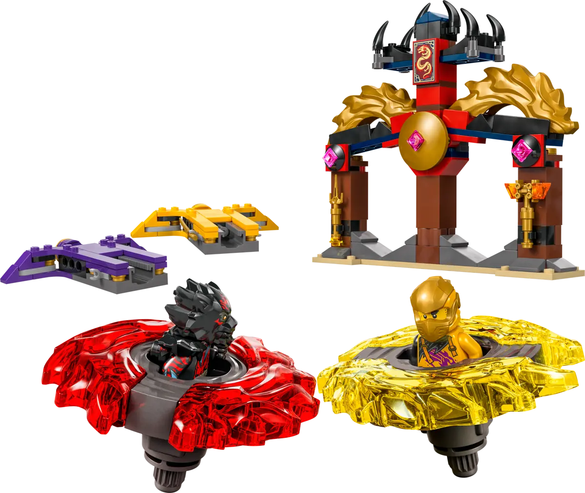 Đồ Chơi Lắp Ráp Con Quay Arin Và Phe Ác - Dragon Spinjitzu Battle Pack - Lego Ninjago 71826 (186 Mảnh Ghép)