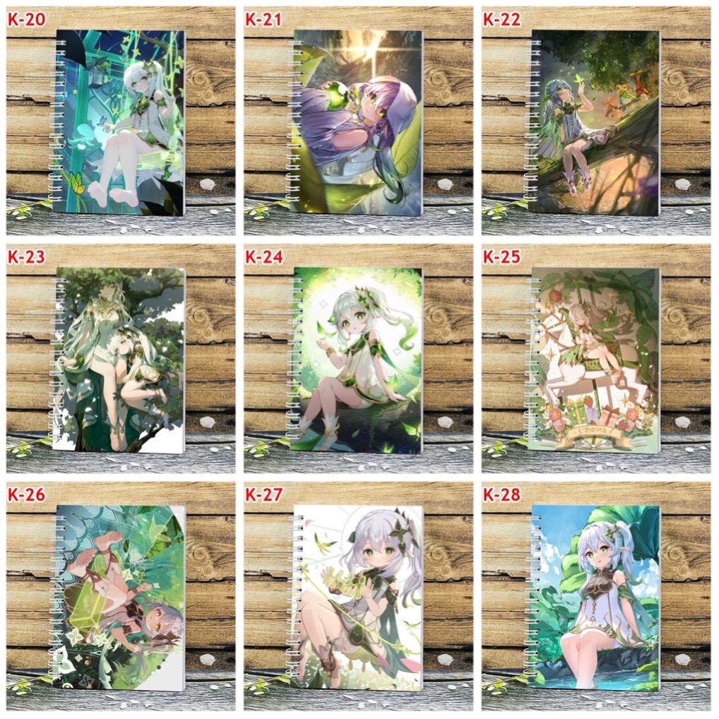 ￼Sổ viết Nahida genshin impact a6 200 trang / sổ tay hình nahida genshin impact