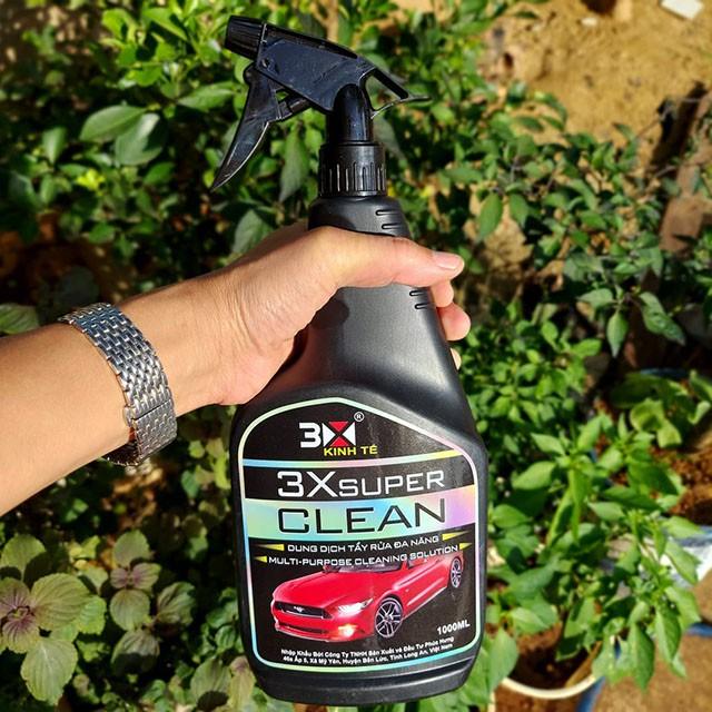 Dung Dịch Tẩy Rửa Ô Tô Xe Máy Đa Năng Ocean + 3x Super clean ,tẩy nhanh các vết dầu nhớt, vết rỉ sét