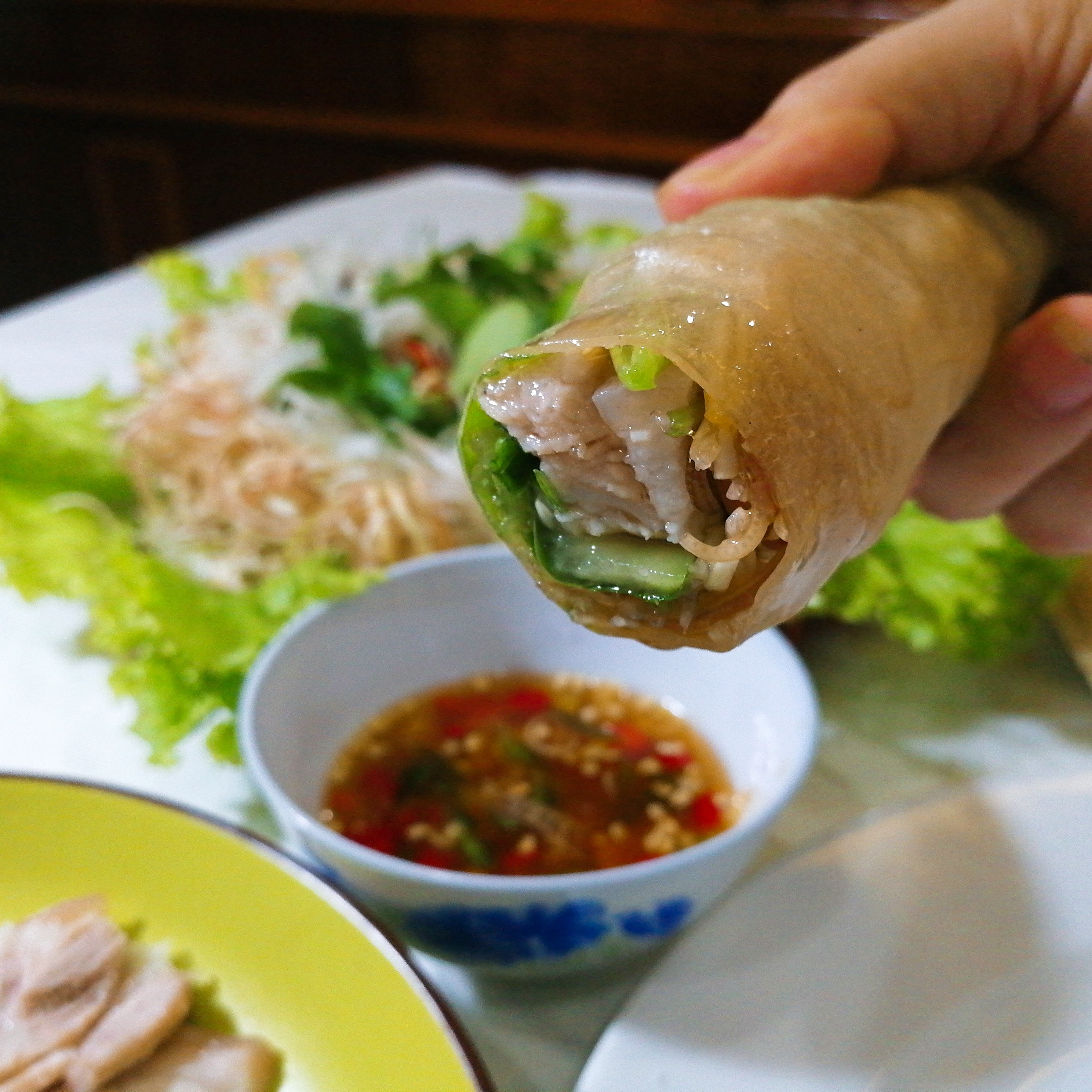 Combo đặc sản Bánh tráng sắn 500g + Mắm nêm ngon