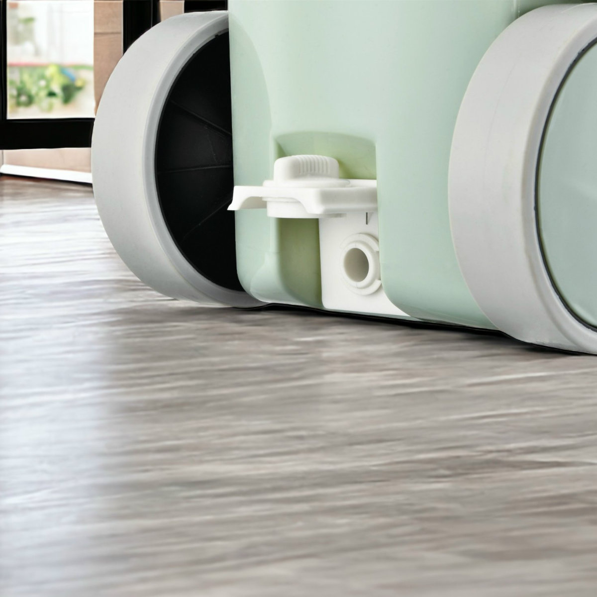 Bộ cây lau nhà cán Inox Bennix Thái Lan BN-888SM xoay 360 có bánh xe lớn