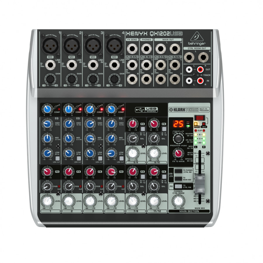 Mixer BEHRINGER XENYX QX1202USB - Hàng Chính Hãng