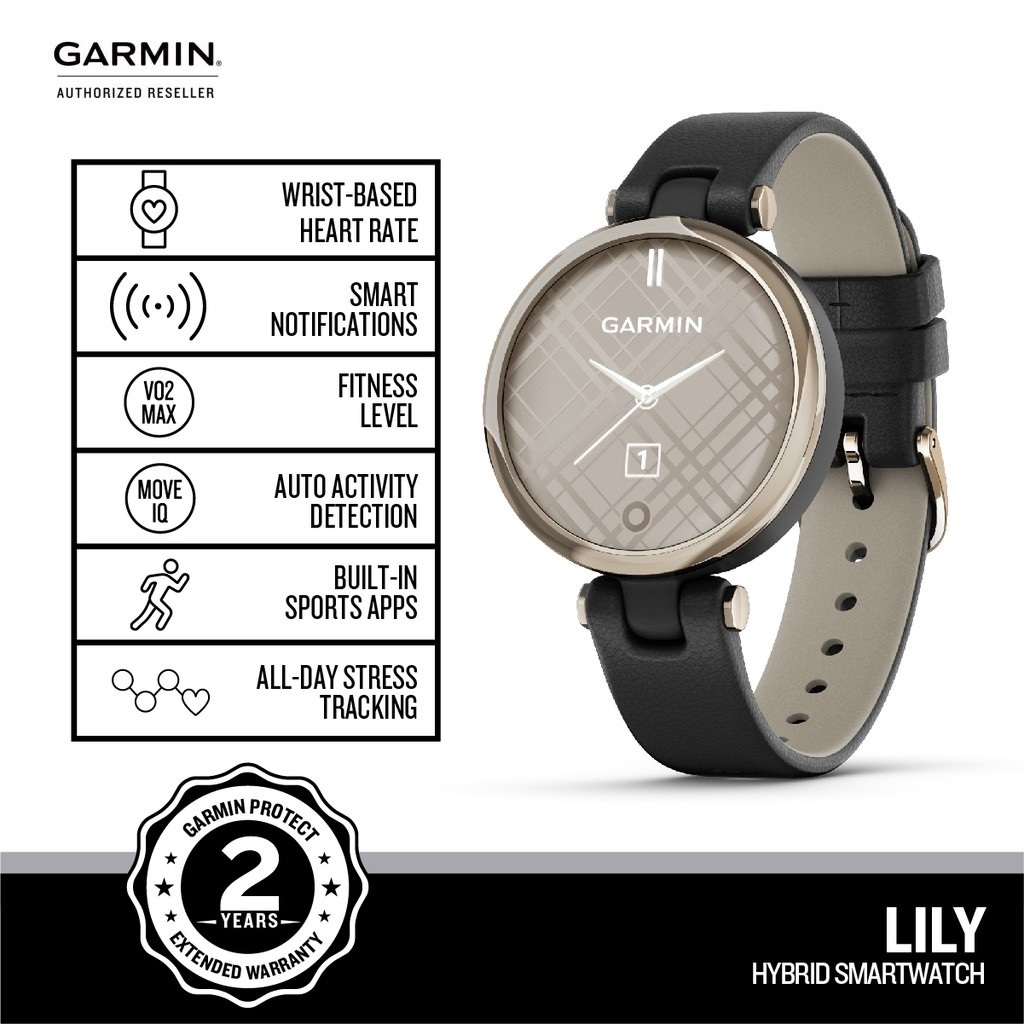 Đồng hồ thông minh Garmin Lily_Mới, hàng chính hãng