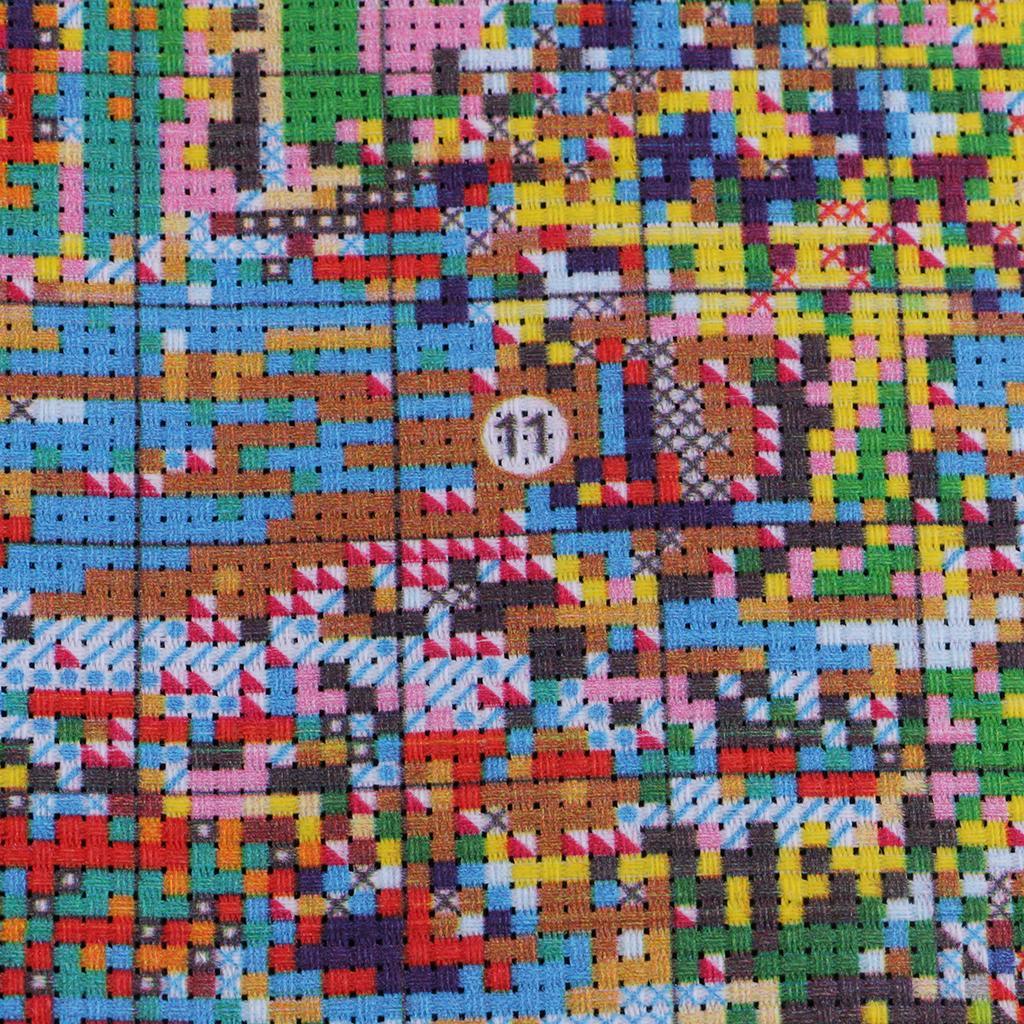 Stamped Cross Stitch Kit Embroidery Craft Pre-Printed Pattern - Garden House