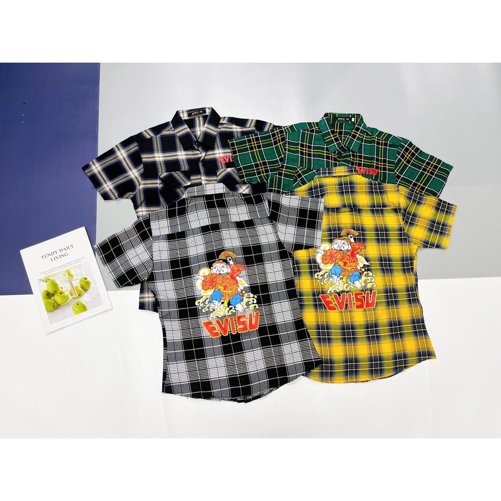 ÁO SƠ MI NAM NGẮN TAY CARO THỜI TRANG NAM MỚI SIÊU ĐẸP HOTTREND CHO CÁC ANH EM