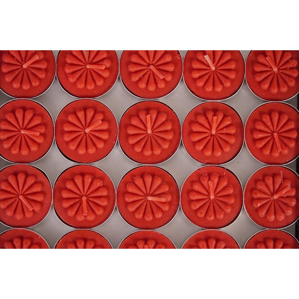 Hộp 100 nến bơ sạch thờ cúng đèn cầy Tea Light, nến đèn bơ tự nhiên 2h và 4h không khói, không mùi, tiết kiệm VIP