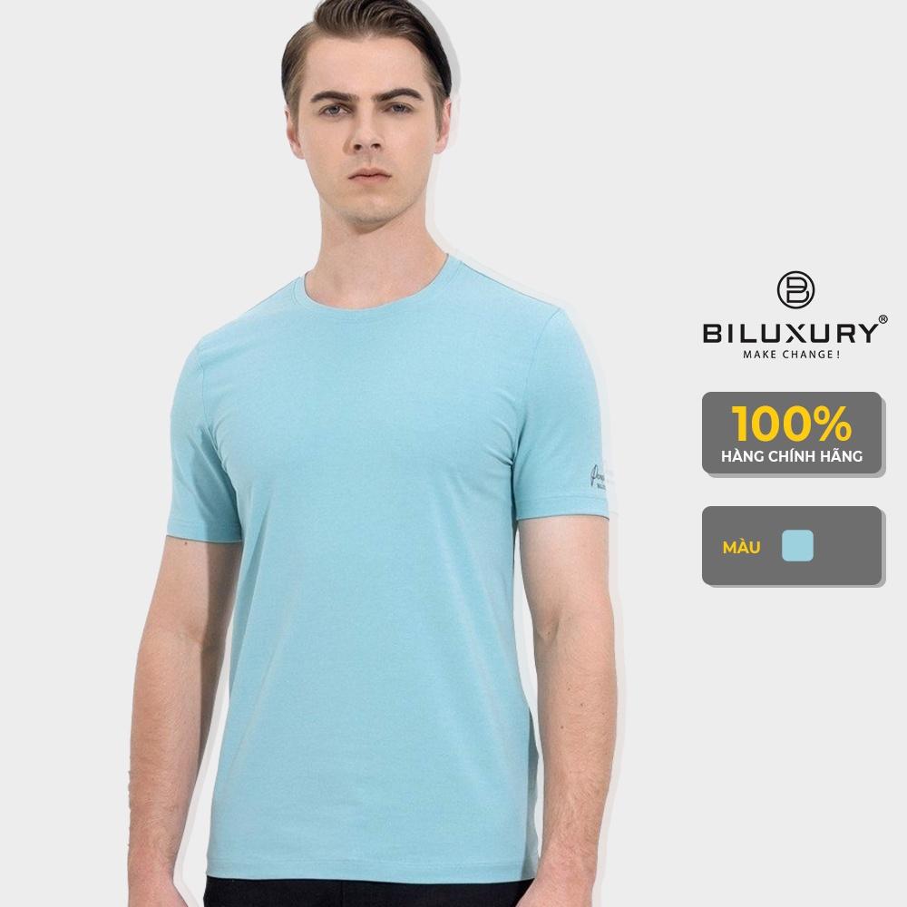 Áo Thun Nam Ngắn Tay Cổ Tròn Chất liệu Cotton  Cao Cấp Trẻ Trung, Thoáng Mát Chính Hãng Biman By BiLuxury 5APKB002XNG