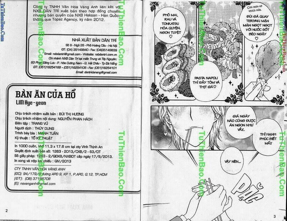 bàn ăn của hổ chapter 2 3