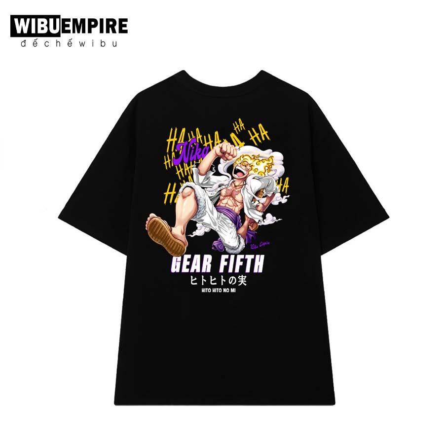 Áo Thun Form Rộng Monkey D Luffy Gear 5 "Sun God Nika" | Anime One Piece - Áo Phông Unisex