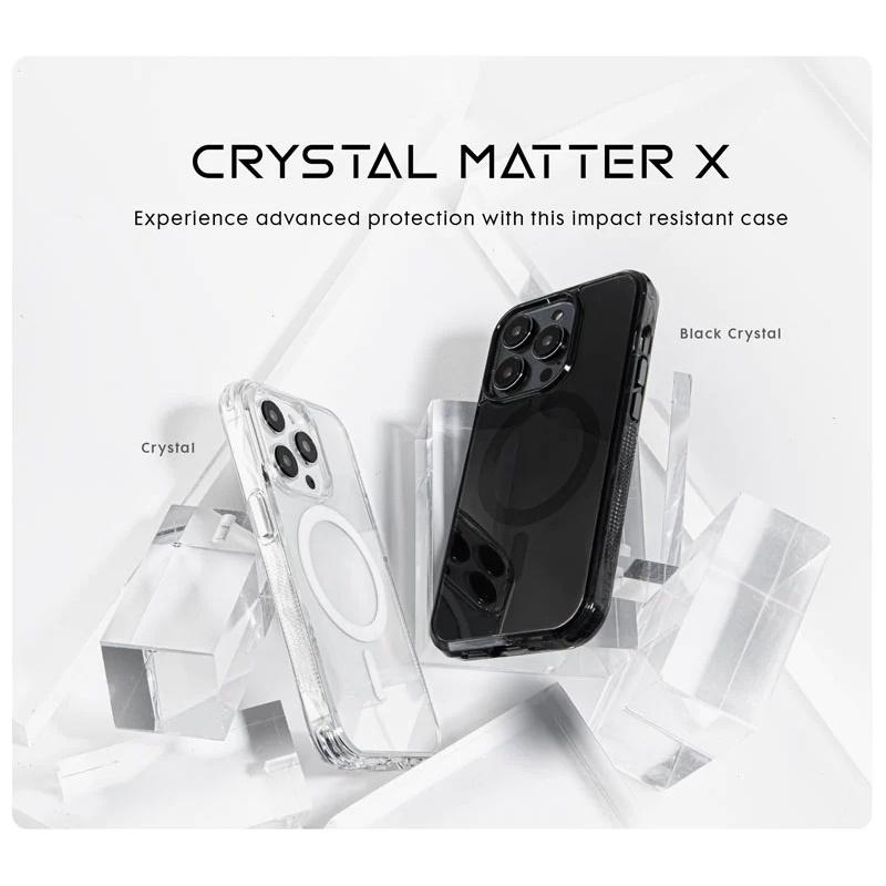 Ốp LAUT Crystal Matter X dành cho iPhone 14 Pro công nghệ chống va đập IMPKT ở độ rơi 6,4m viền Ergo chống trượt Hàng Chính Hãng