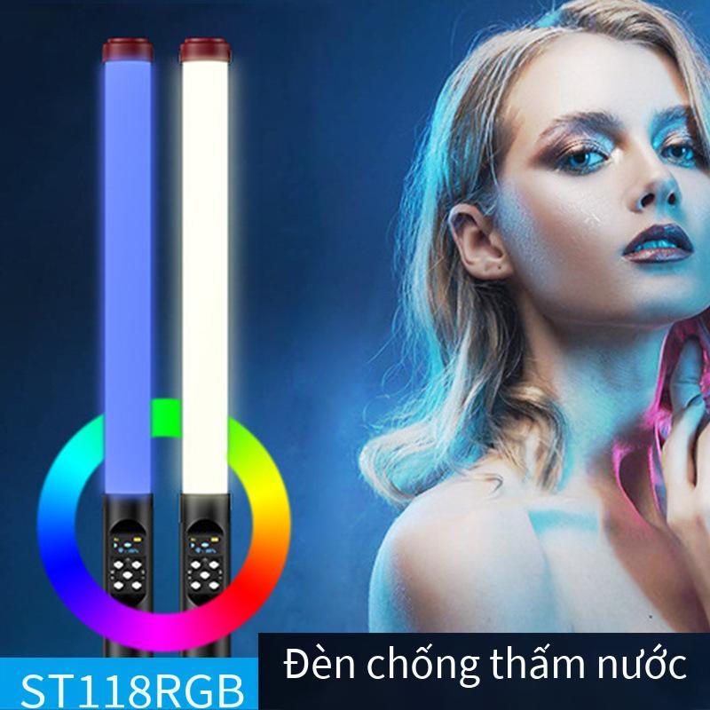 Giao hàng nhanh RGB lấp đầy thanh ánh sáng di động điện thoại di động phát sóng trực tiếp nhiếp ảnh chụp ảnh bầu không khí ánh sáng cầm tay đèn LED thanh ánh sáng màu