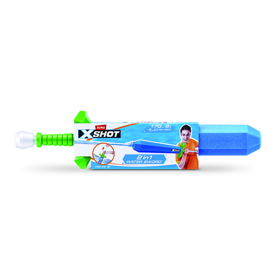 Đồ Chơi Phun Nước Chiến Đấu 2 Trong 1_170Ml XSHOT X118122 Cho Bé 5 Tuổi Trở Lên