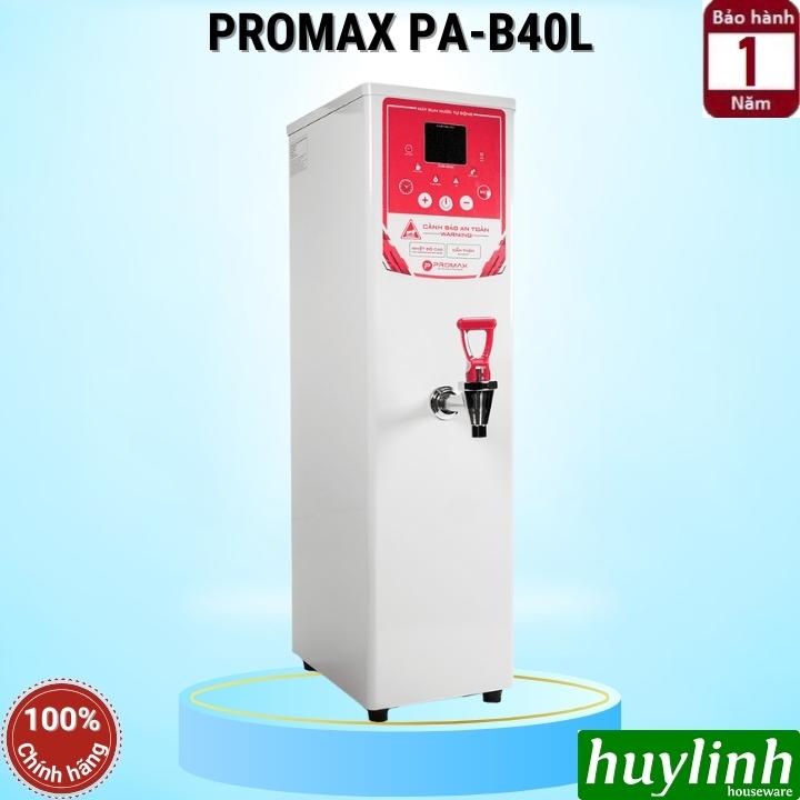 Máy đun nước nóng tự động Promax PA-B40L - 40 lít/h - Dung tích 10 lít - Hàng chính hãng