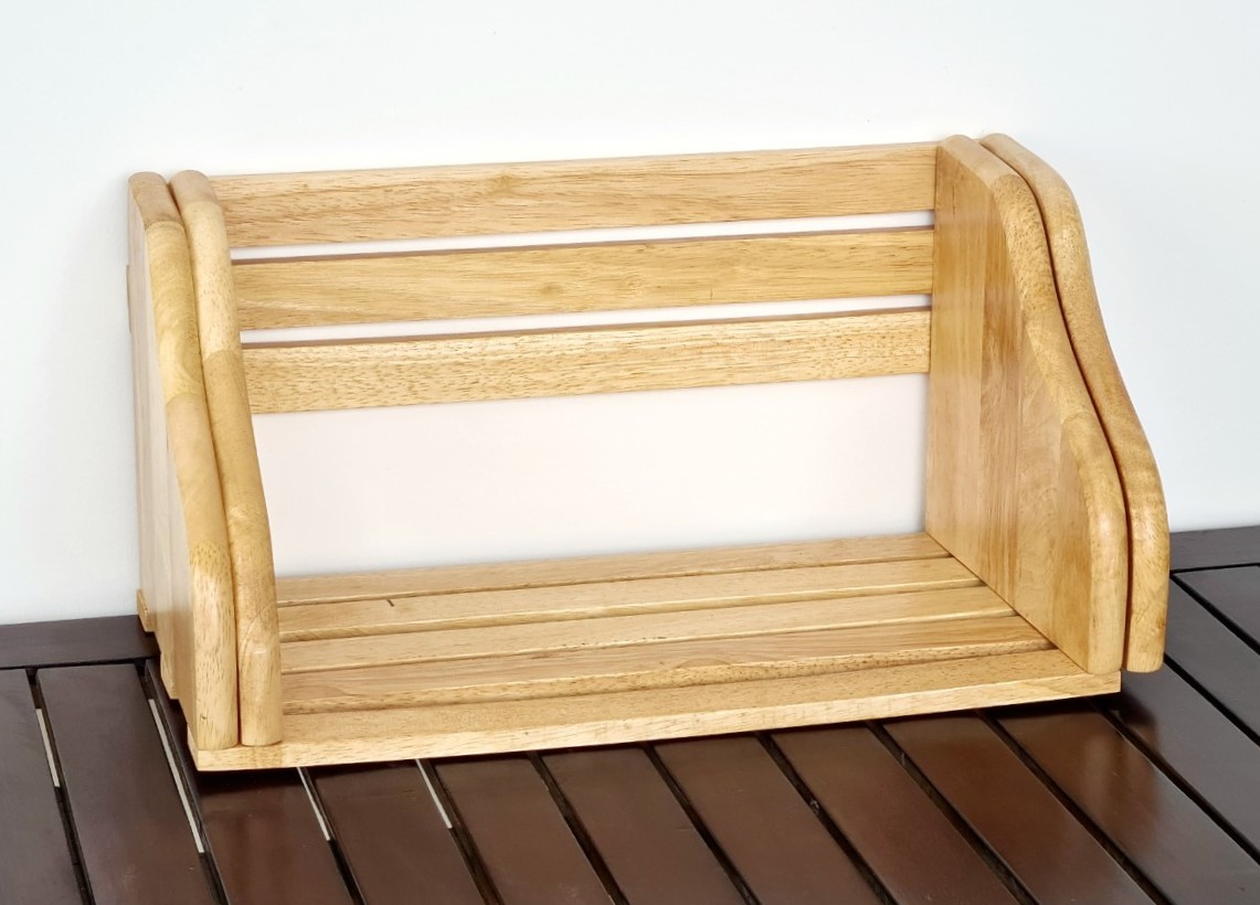 Kệ Sách Xếp Gỗ Cao Su Để Bàn Nhiều Màu - Hàng VN Xuất Khẩu