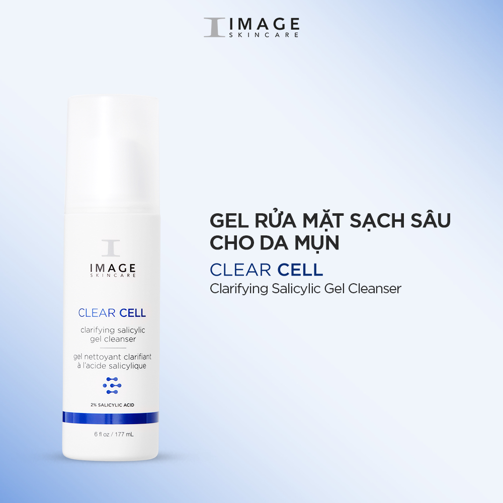 Sữa rửa mặt cho da dầu mụn Image Skincare Clear Cell Salicylic Gel Cleanser 177ml