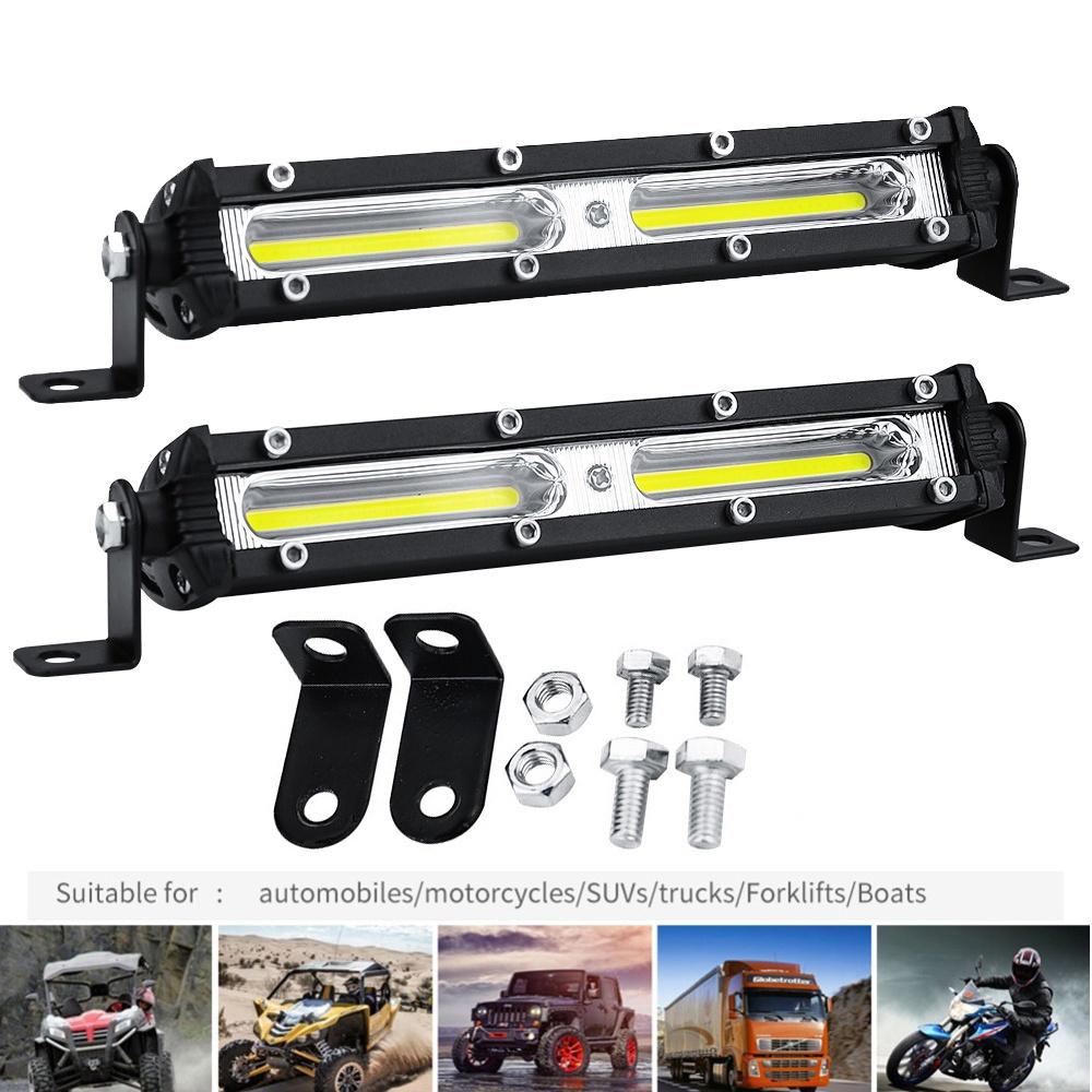 Đèn LED sương mù chiếu sáng dạng thanh 12V 24V 6500K cho xe hơi/ xe tải SUV