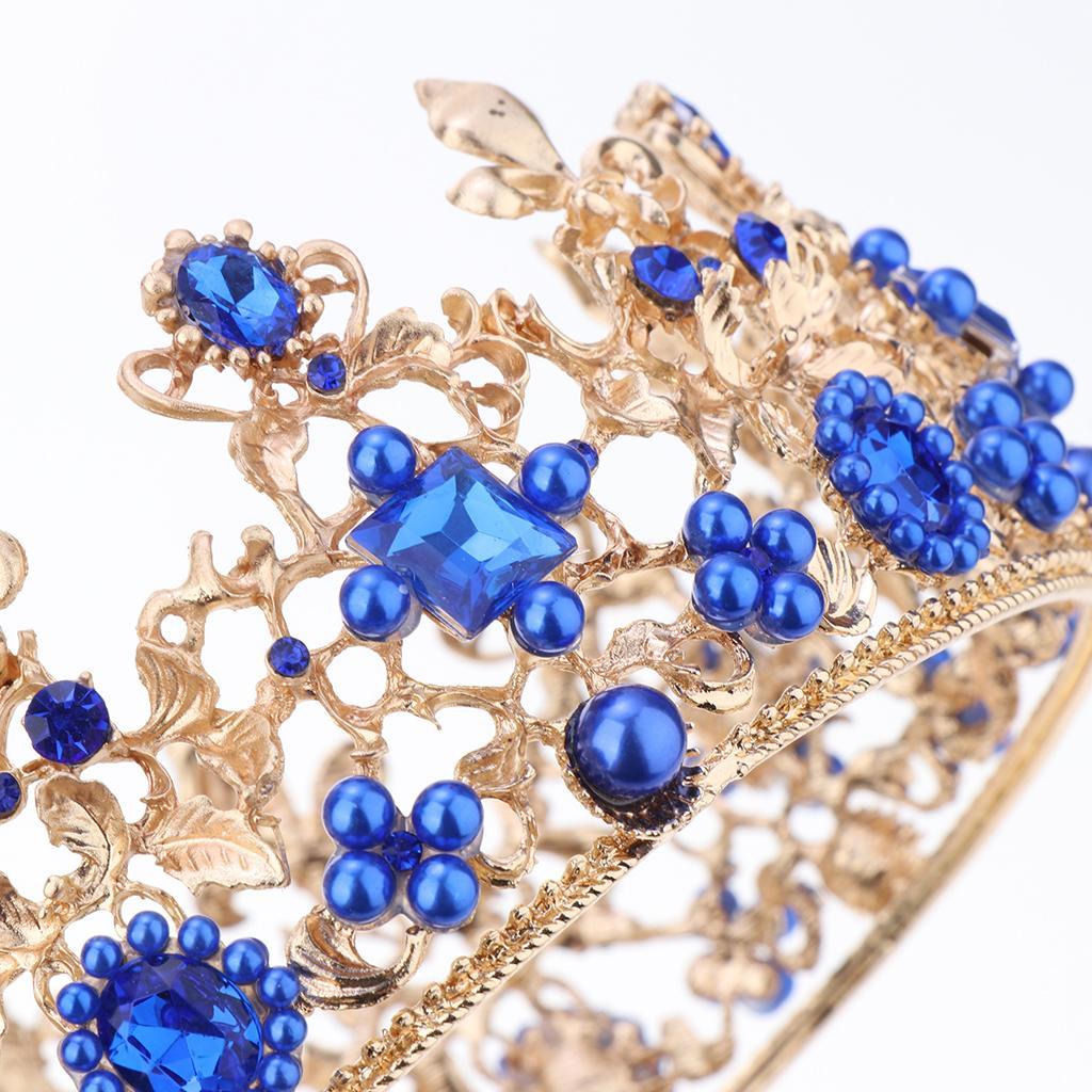 Wedding Rhinestones Tiara Queen Princess Crown Bridal Hairpieces Hairdress