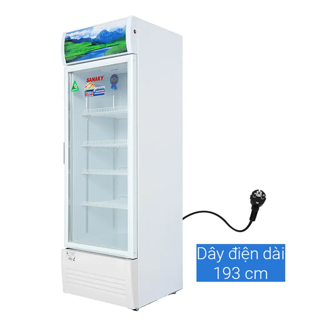 TỦ MÁT SANAKY 350 LÍT VH-3589K ĐỒNG (LOW-E) (R600A) (HÀNG CHÍNH HÃNG) (CHỈ GIAO HCM)