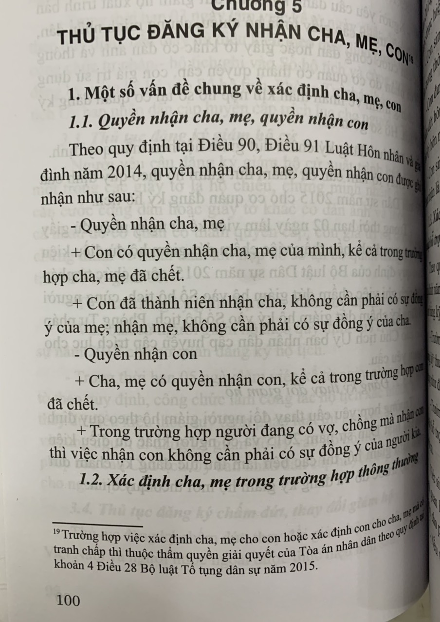 Nghiệp vụ đăng ký và quản lý hộ tịch ở Việt Nam hiện nay