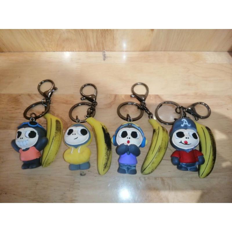 MÓC KHÓA CON KHỈ TRÁI CHUỐI CUTE