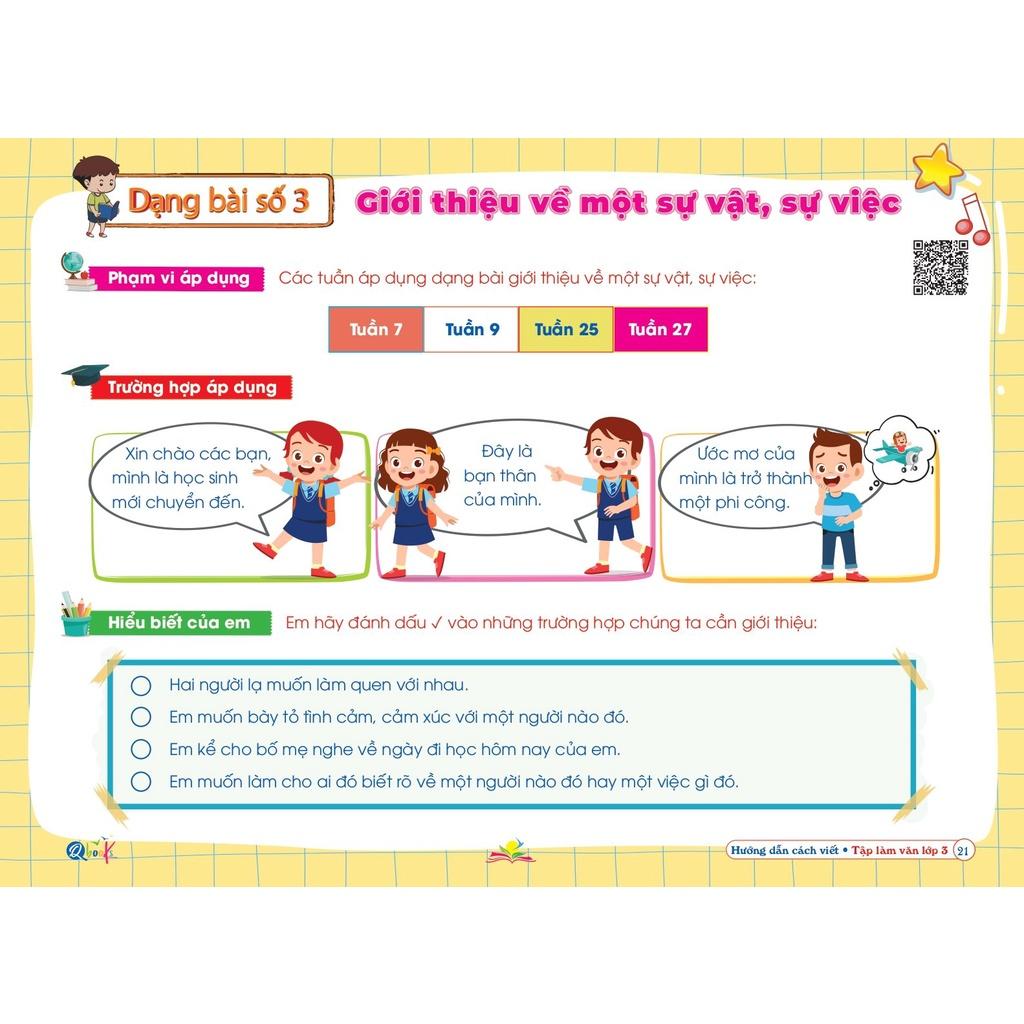 Sách Hướng dẫn cách viết TẬP LÀM VĂN Lớp 3 - Kết nối tri thức với cuộc sống - Cả năm - BẢN QUYỀN